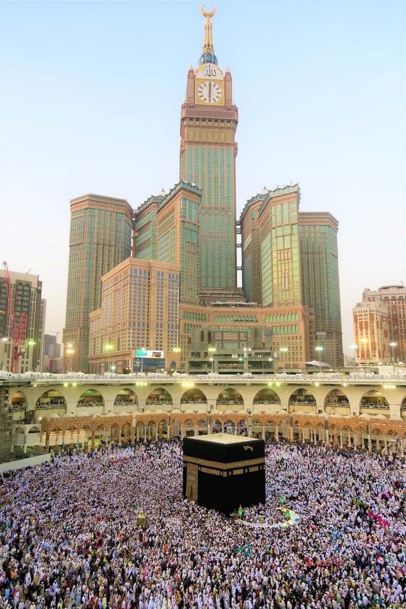 Mosque exterior on a clear day